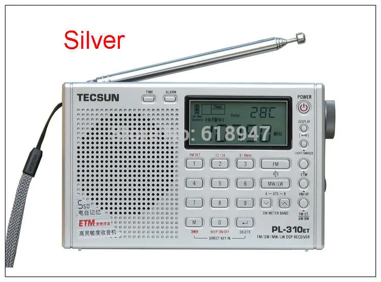 Tecsun PL310ET полный диапазон радио цифровой демодулятор FM/AM стерео радио TECSUN PL-310