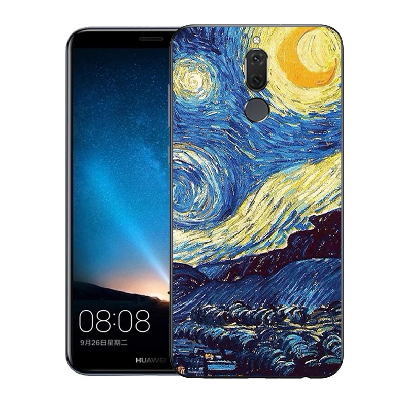 02 Для huawei mate 10 Lite/Nova 2i/MaiMang6 модная задняя крышка с принтом для mate 10 Lite/mate 10lite Мягкий силиконовый чехол для телефона - Цвет: 02