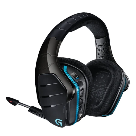 

Игровые наушники Logitech G933 7,1, беспроводные, с объемным звуком, с микрофоном, для компьютерных соревнований, гарнитура