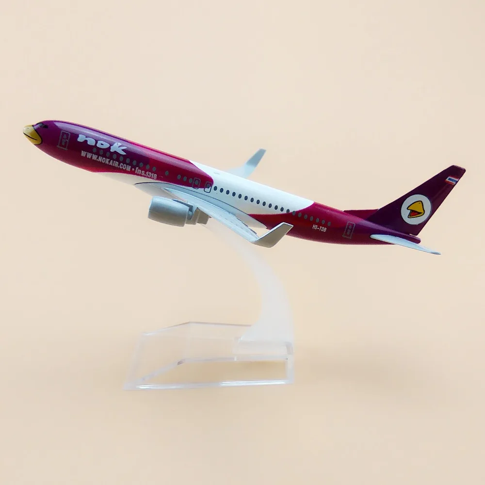 16 см сплав металла фиолетовый тайский NOK B737 Air Airlines Boeing 737 Airways модель самолета