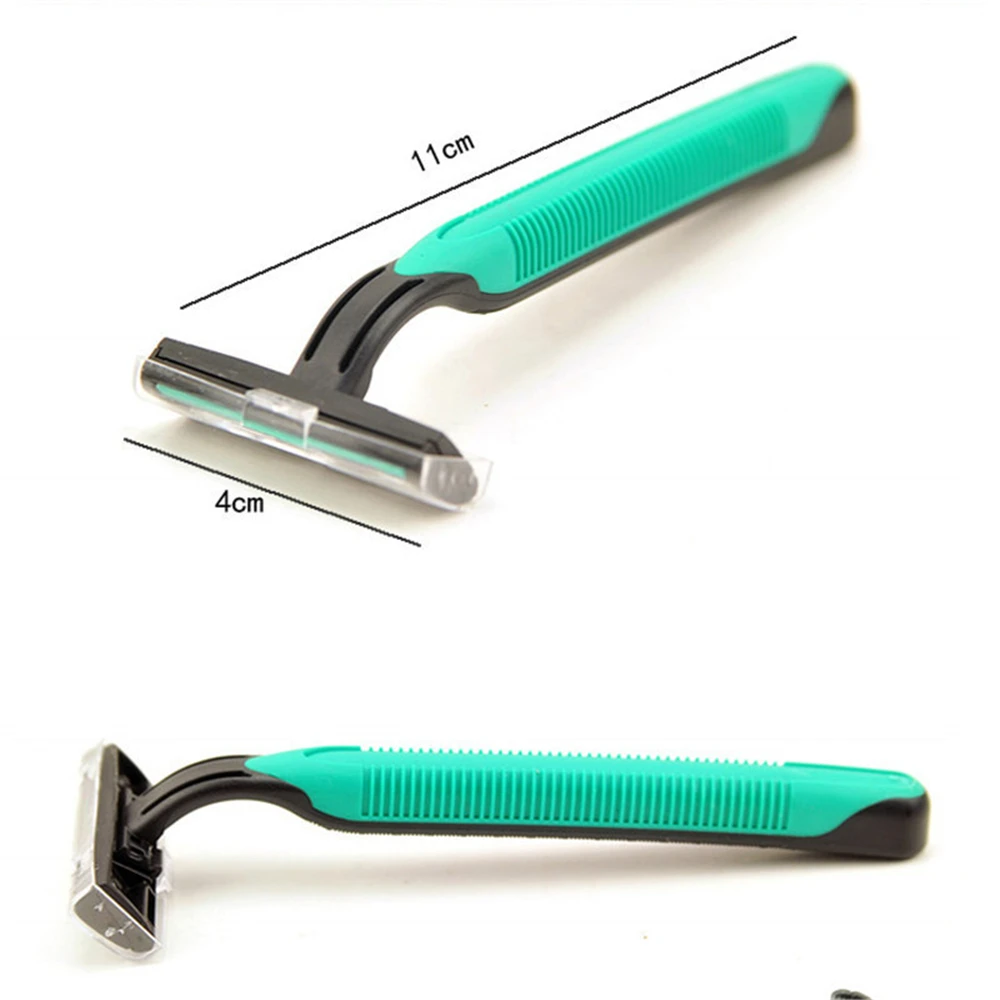 

Manual Shaver For Women Men 4Pcs/lot Razor with 3 layers Blades Shaving Machines Beard Knife Face Care navaja Safety Razor