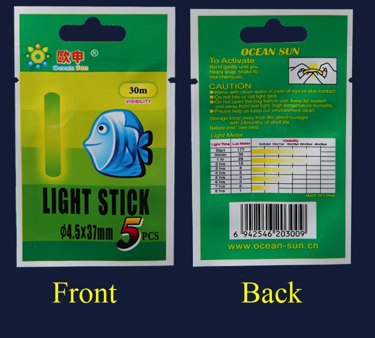 

Free shipping 3packs/lot night fishing float light bobber glow stick light stick luminous stick fishing float fishing tackle