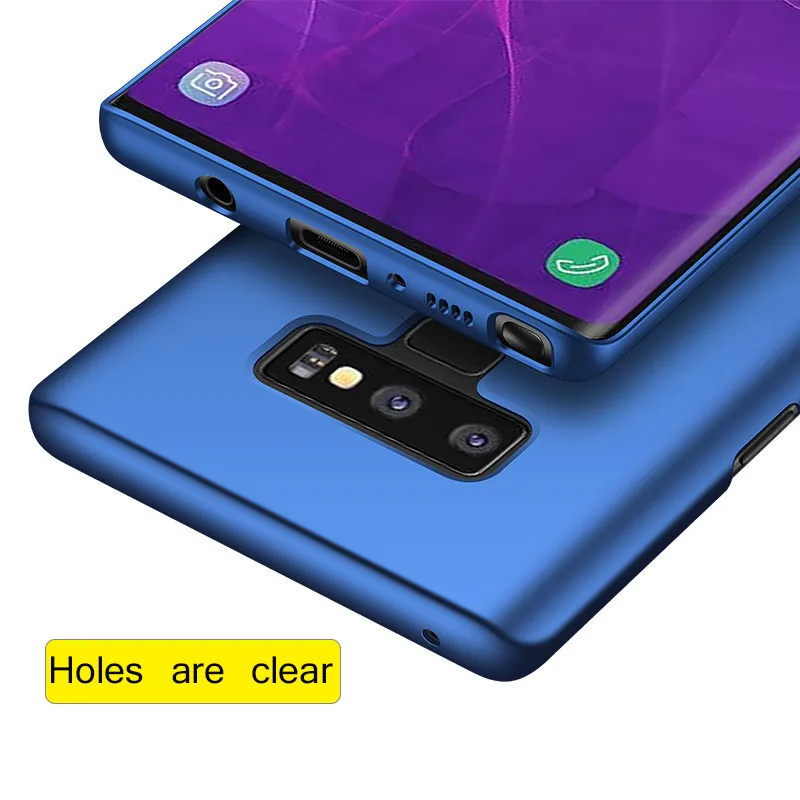 For Samsung Galaxy Note 9 Case Cover Mofi Hard Back Soild Color Black Red Blue Ultra Thin Note9 |