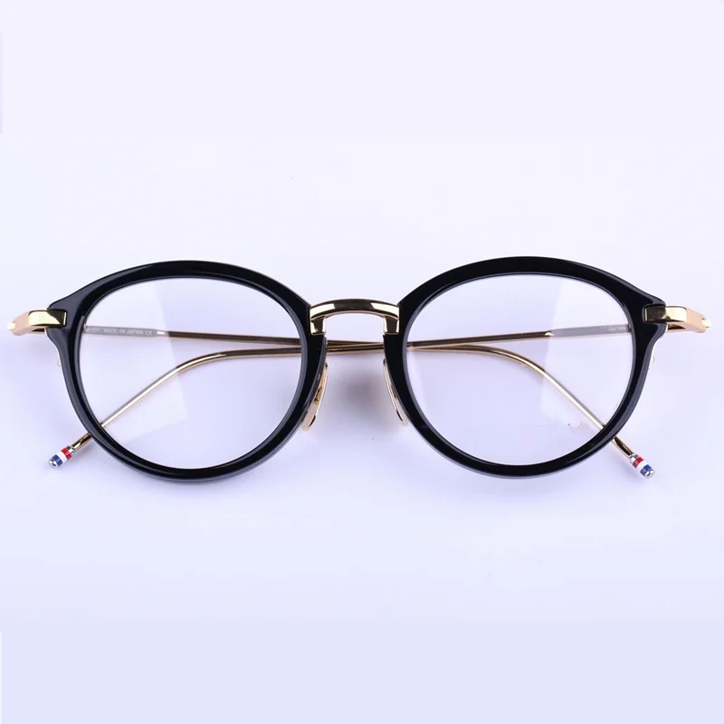 Винтажные круглые оправы TB011 унисекс для очков по рецепту женщин и мужчин с