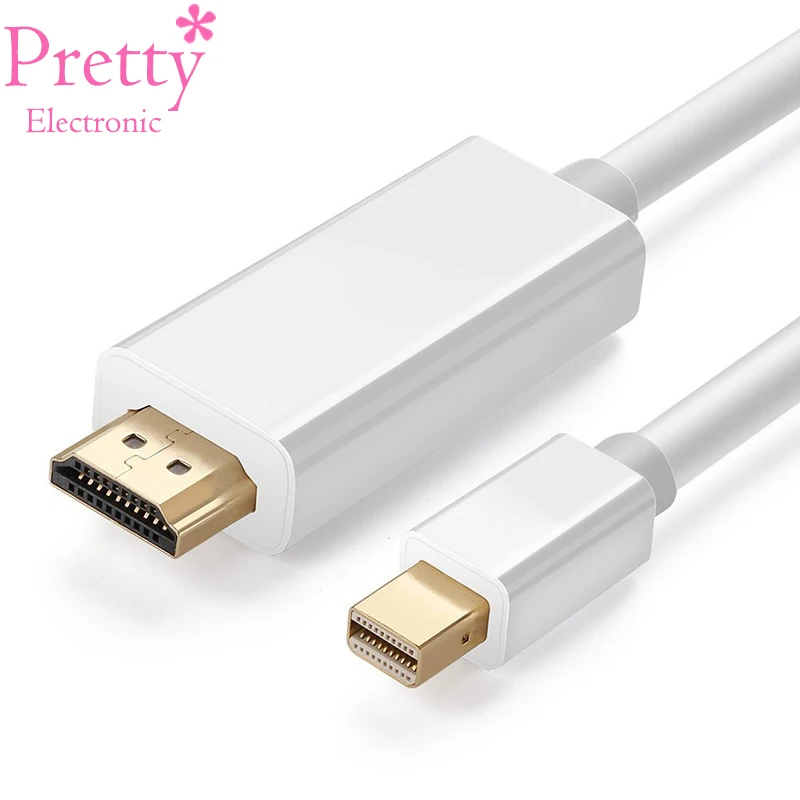 

Mini DP to HDMI-compatible Cable Male to Male Adapter mini Display Port 1.2 Laptop Monitor Multimedia 2021 New