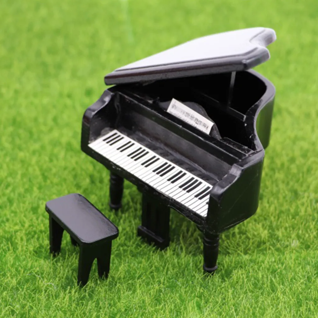Моделирование мебель игрушка 2019 Топ миниатюрный деревянный большой рояль мини