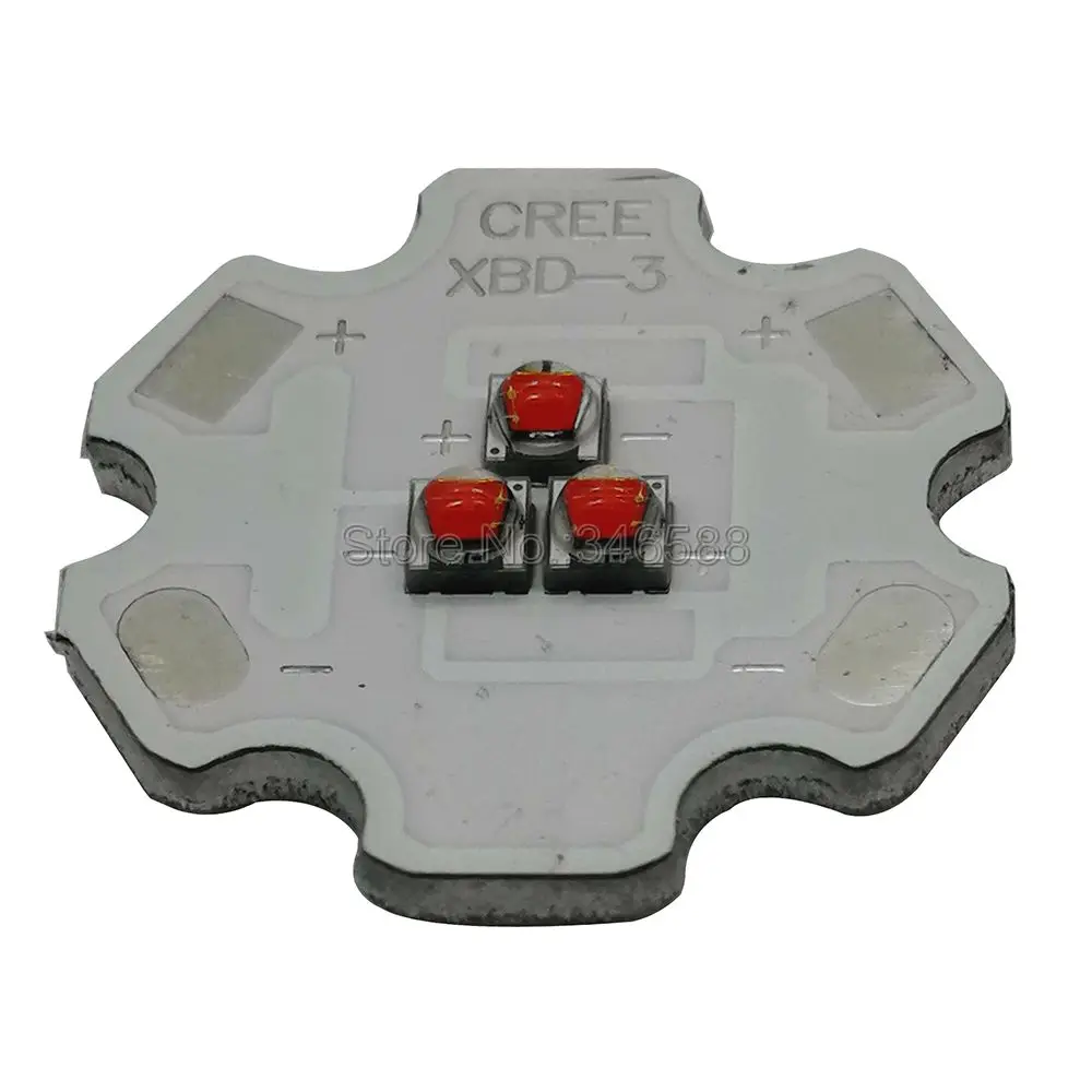 Cree XBD XB D 3 светодиода светодиодная лампа эмиттер белый теплый красный зеленый