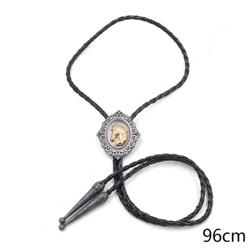 Lychee Ретро Винтаж Вестерн мужские ковбойские голова лошади Боло галстук Родео