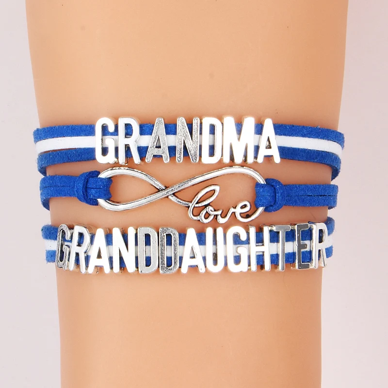 Дропшиппинг Бесконечность бабушка любовь внучка браслеты ручной работы женские