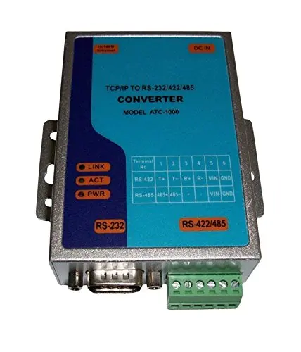 TCP/IP Ethernet RJ45 к серийному RS232 RS485 RS422 конвертер адаптер управления потоком нет RTS/CTS |