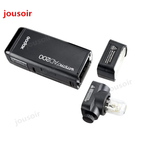 Беспроводная вспышка-Стробоскоп Godox AD200 200Ws 2 4G TTL 1/8000 HSS с EC200 1 85 м дистанционным