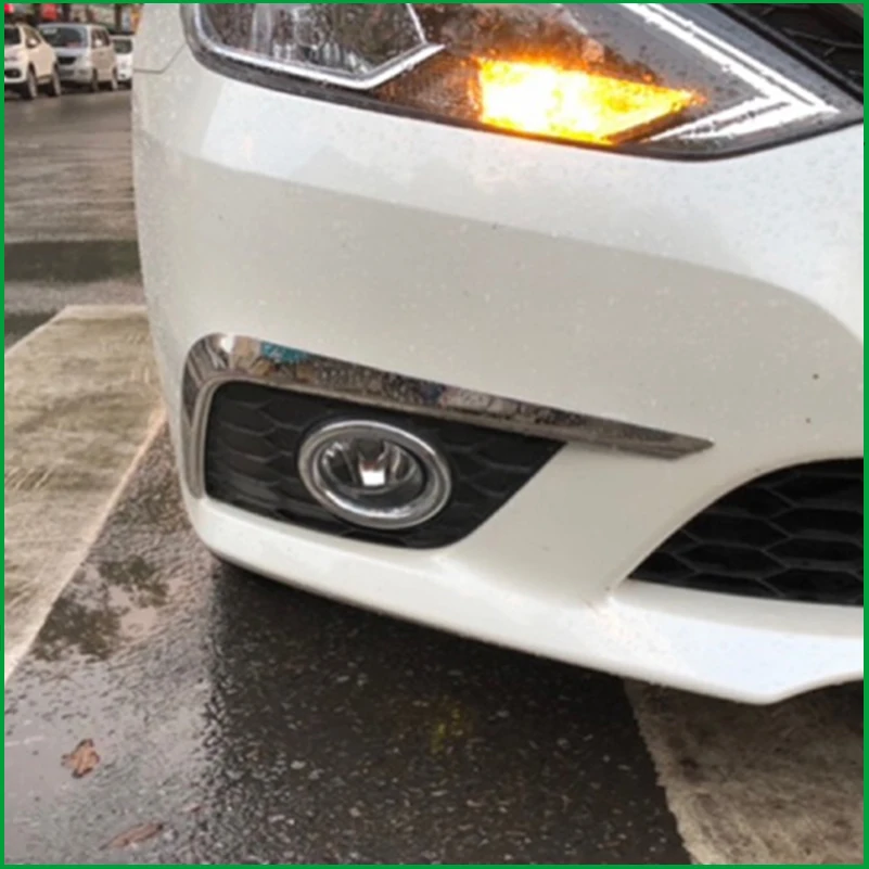 Для Nissan Sentra Sylphy 2016 2017 2018 2019 передняя противотуманная фара крышка облицовка ободок