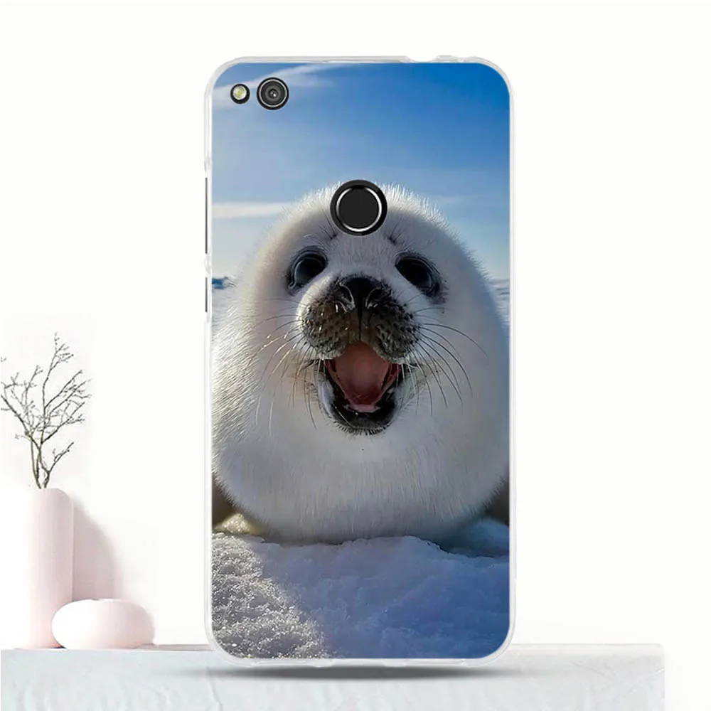 

Funda Coque For Huawei P8 Lite 2017 Case Soft TPU Capa For Huawei P9 Lite 2017 Cover For Huawei Honor 8 Lite Cartoon Cat Cases