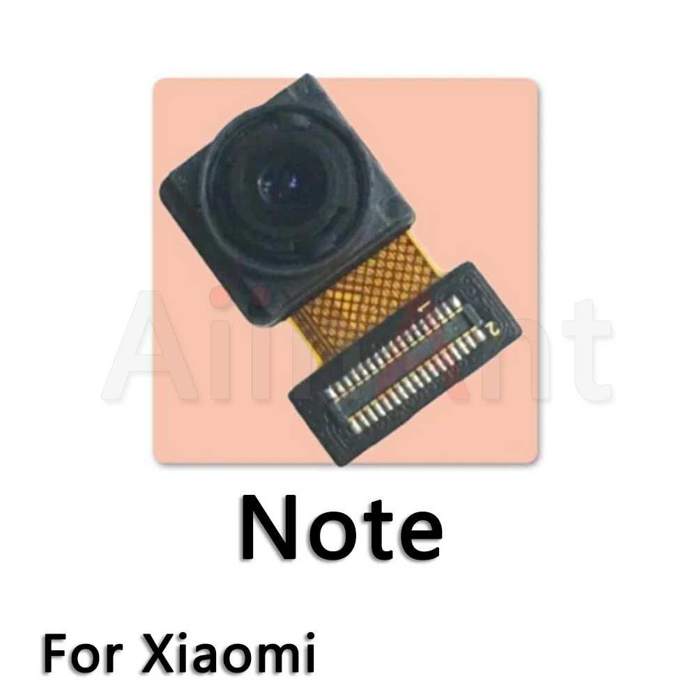 AiinAnt маленькая фронтальная камера Flex для Xiaomi Mi 4 5 5S 5X Plus 6 6x8 Lite Max Note 2 3 фронтальная камера Flex Cable - Цвет: For Xiaomi Note