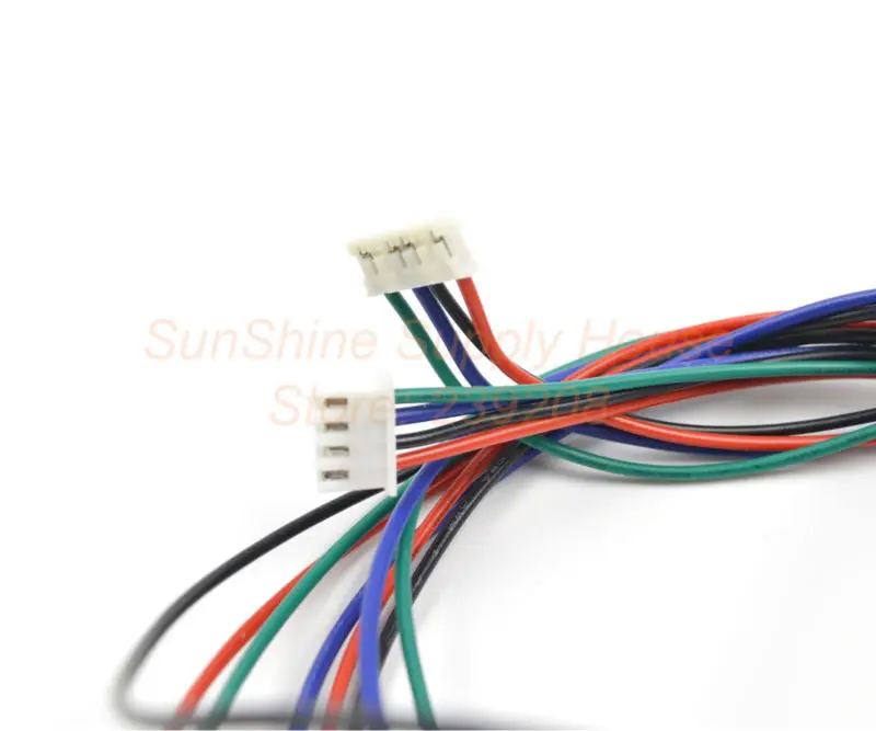 5 шт./лот XH 2.54 Разъем 1 м 4Pin женщина RepRap Dupont жильный кабель для NEMA17/42 шагового