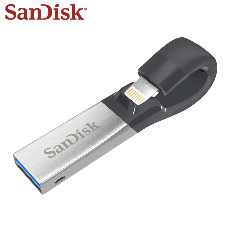 SanDisk USB флеш-накопитель 64 ГБ 32 двойной OTG 3 0 iOS lightning для iPhone iPad iPod APPLE MFi | Компьютеры и