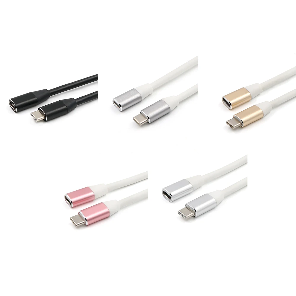 GRWIBEOU type C для type c USB 3,1 мужчин и USB-C женщин для расширения данных Кабельный УДЛИНИТЕЛЬ шнур 1 м для Macbook