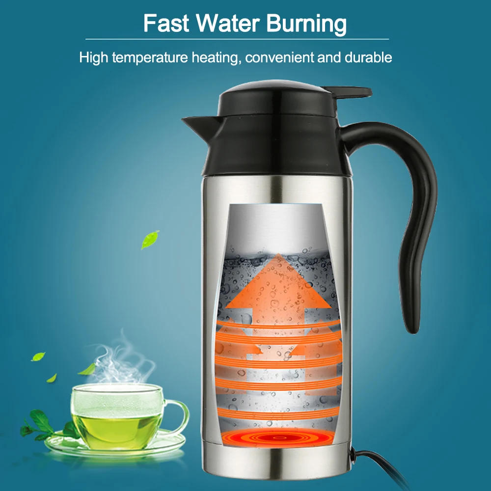 12V автомобиль водяного отопления чайник вакуумной присоской Электрический