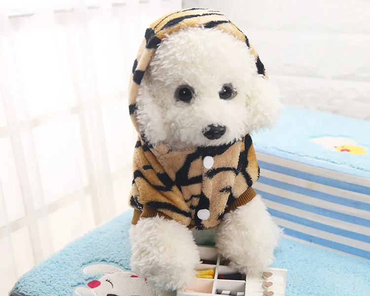 2017 Дешевле Обожаю Собак Pet Мода Плюшевый Тигр Униформа Одежда Для Маленьких