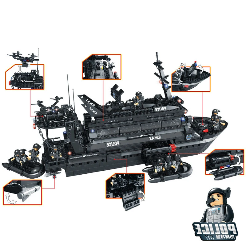 981 шт. детские строительные блоки игрушки совместимые с Legoingly город китайский
