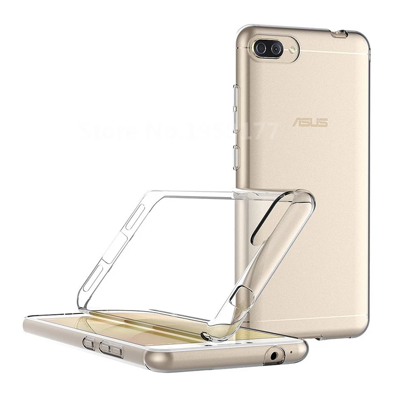 Мягкий прозрачный чехол Asus Zenfone 4 Max ZC520KL силиконовая задняя крышка для телефона ZC