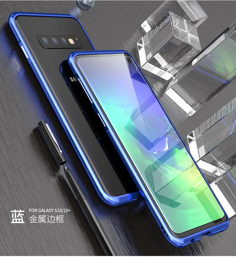Роскошный металлический алюминиевый чехол-бампер для samsung Galaxy S10 Plus S10, чехол-накладка для samsung S10 Plus, противоударный чехол s Coque