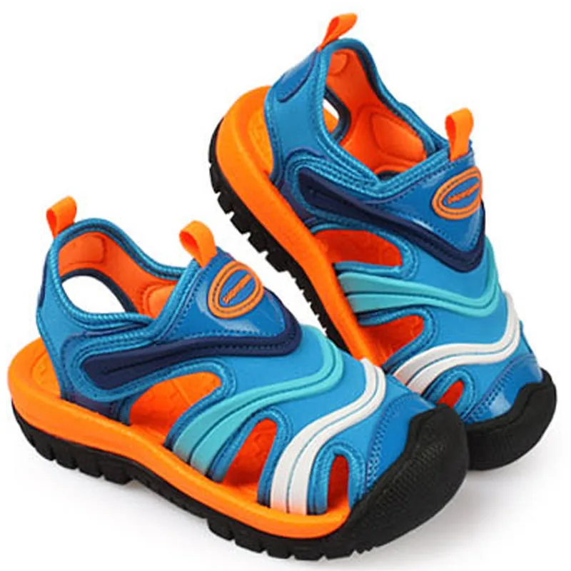 Новые корейские популярные детские сандалии [Paperplanes] Спортивная уличная походная