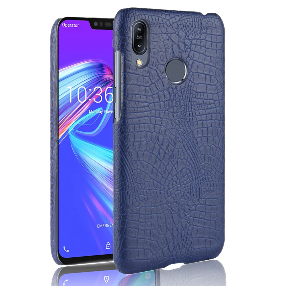 Чехол для ASUS Zenfone Max Pro M2 ZB631KL роскошный жесткий чехол из крокодиловой кожи с узором