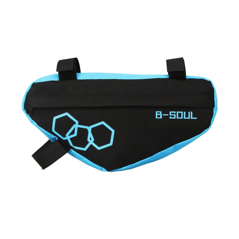 B-SOULWaterproof Cycling Bicycle Bags MTB Road Bike Frame Front Triangle Bike Tube Bags Rainproof Bicycle Repair Tool Pannier