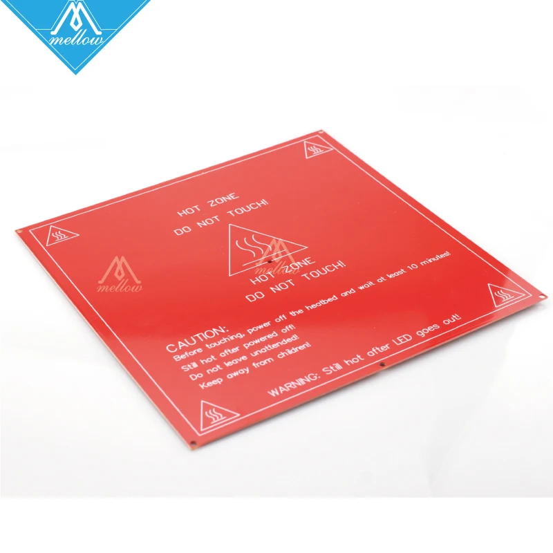 Лидер продаж! RepRap mendel PCB Heatbed MK2B со светодиодным и резистором Mendel 3D принтер hot bed|pcb