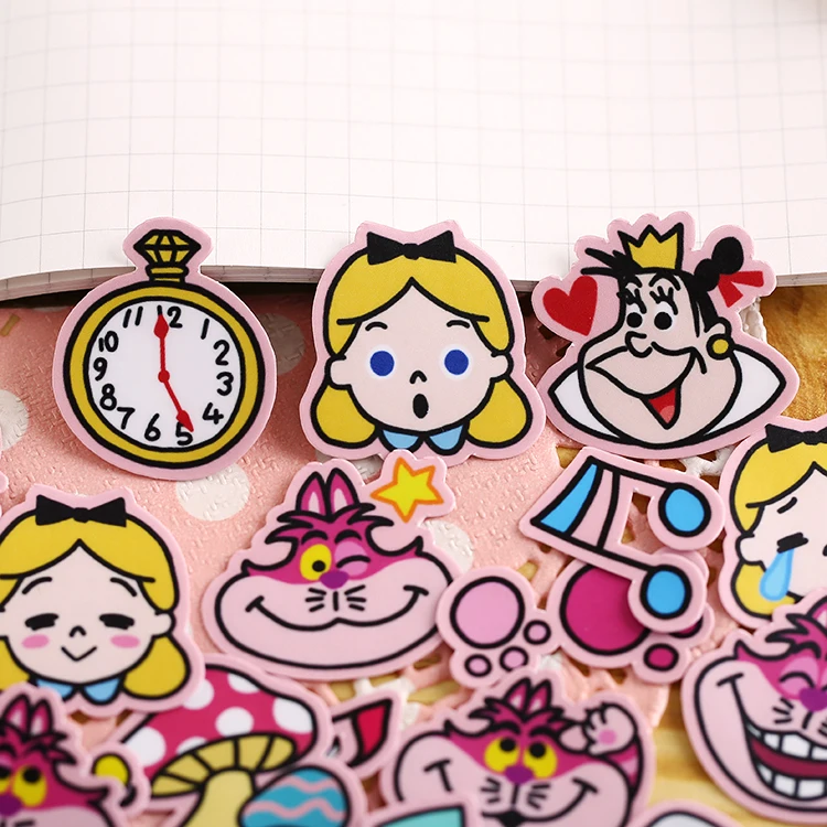 40 шт. милые наклейки Kawaii Alice наклейка для телефона чехол автомобиля