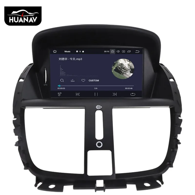 Автомобильный DVD плеер на Android 9 0 GPS навигация для Peugeot 207 2008 2014 стерео головное