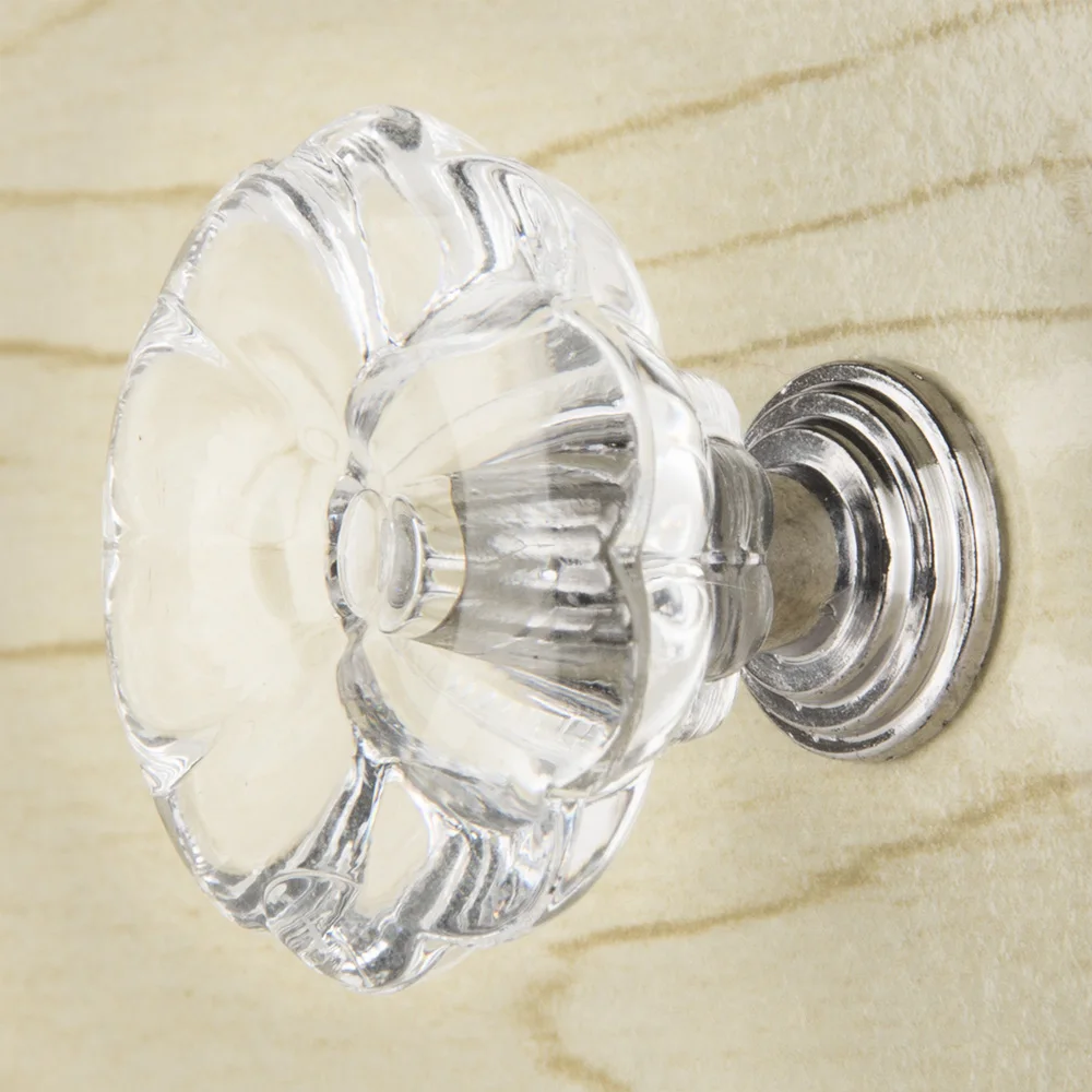 10 шт./компл. ручки для ящиков в форме алмаза шкафа из хрустального стекла