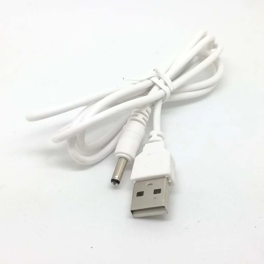 10 шт. Белый USB 3 5 а штекер к мм Цилиндрический разъем В DC зарядный кабель питания |