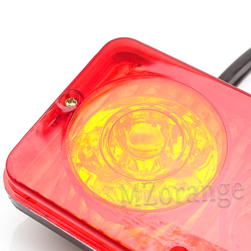 MZORANGE 2 шт. светодиодный задний светильник s лампа стоп-сигнал светильник для прицепа каравана грузовика 20 светодиодный 12 в 3 цвета