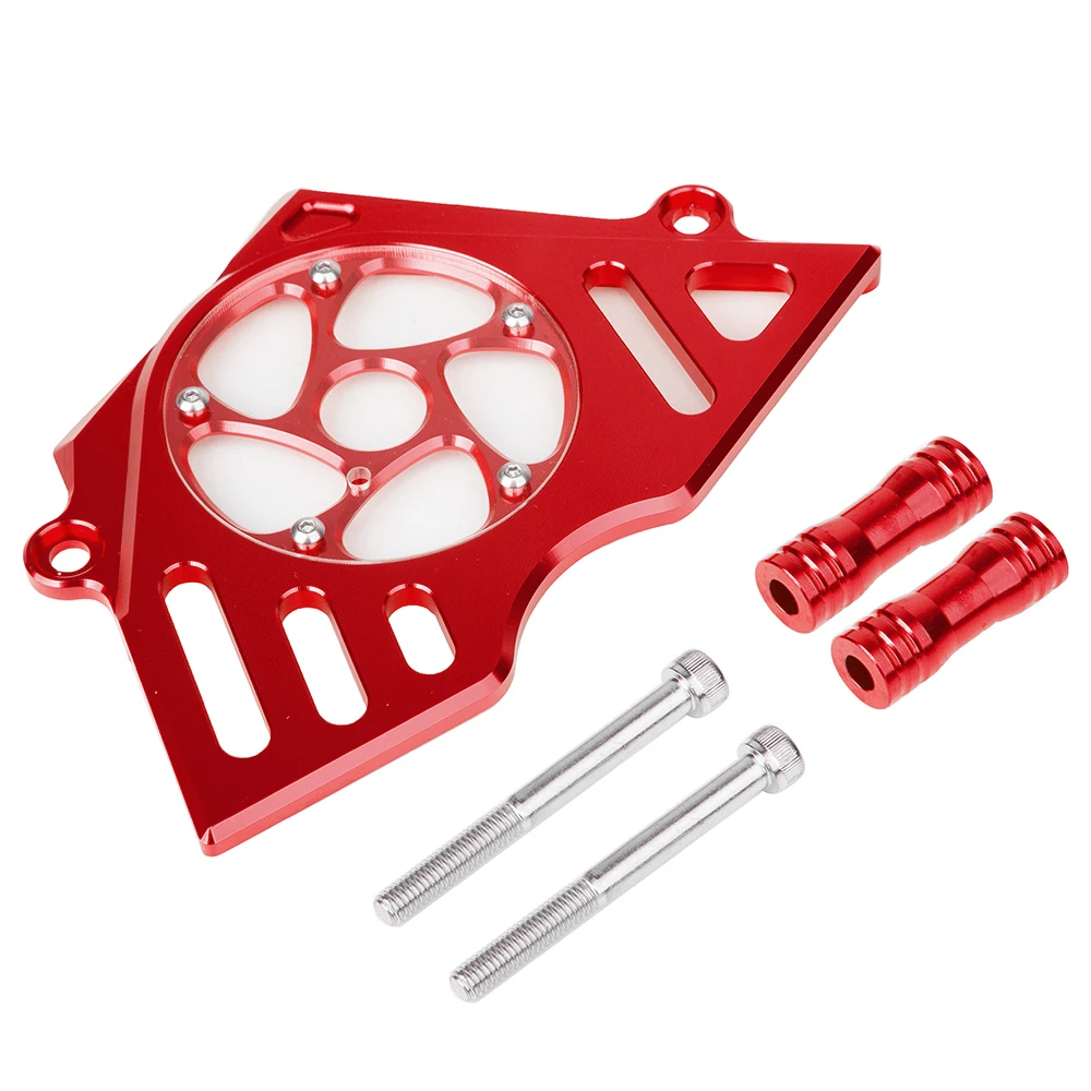 Защита цепи переднего звездочета левой стороны двигателя для мотоцикла Honda CBR250R CBR 250R CBR250 2010 2011 2012 2013 2014 красный золотой.