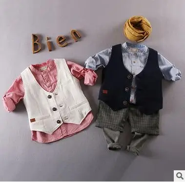 Жилет грудью детей хлопок жилет маленький мальчик костюм курица сердца летом