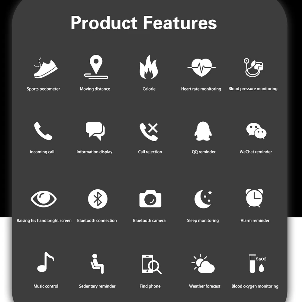 XGODY R16 для женщин и мужчин умный Браслет измеритель артериального давления t IP67
