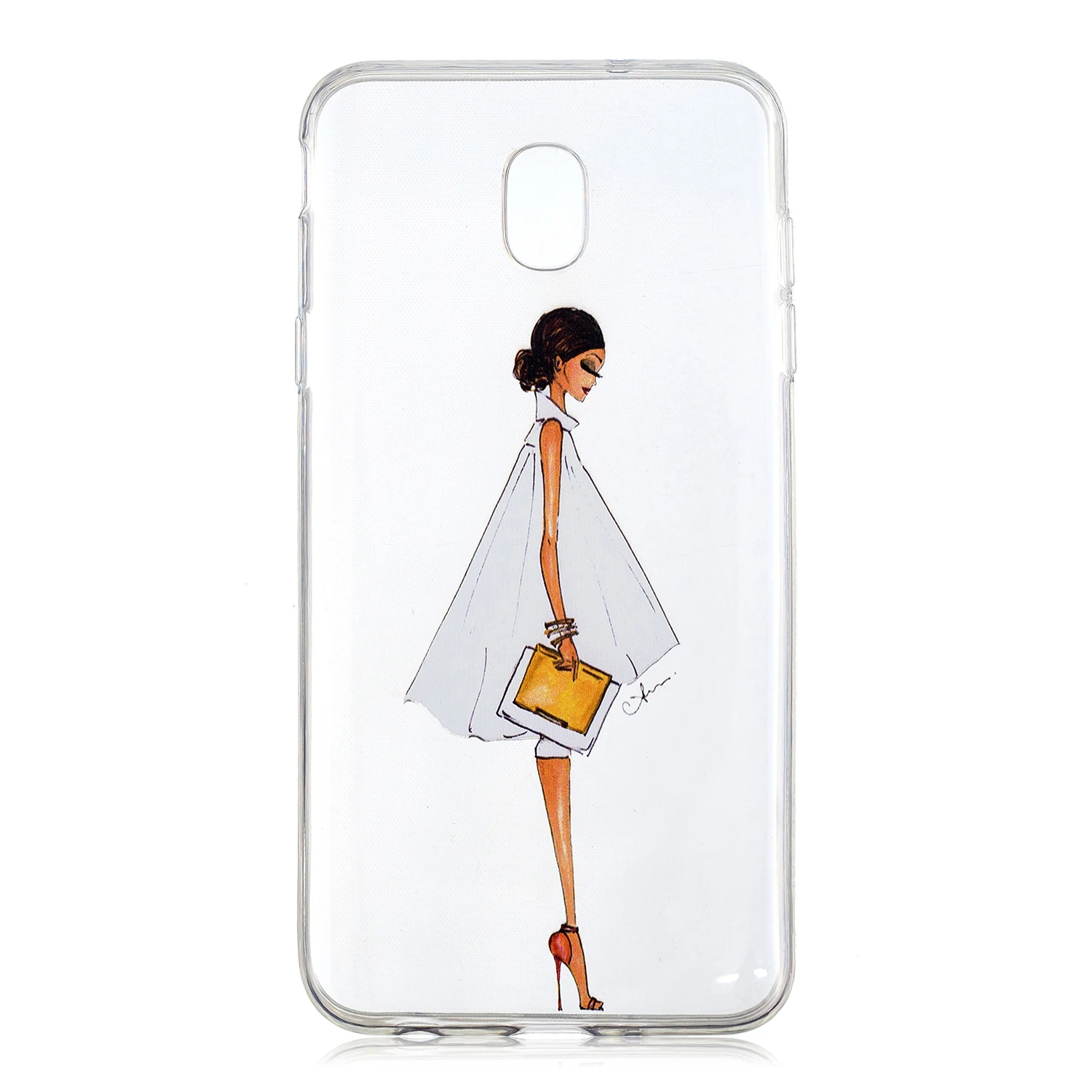 Amp prime 3 Clear Transparent Case for Samsung Galaxy J3 2018 phone capa cases star luxury Phone Housing covers |