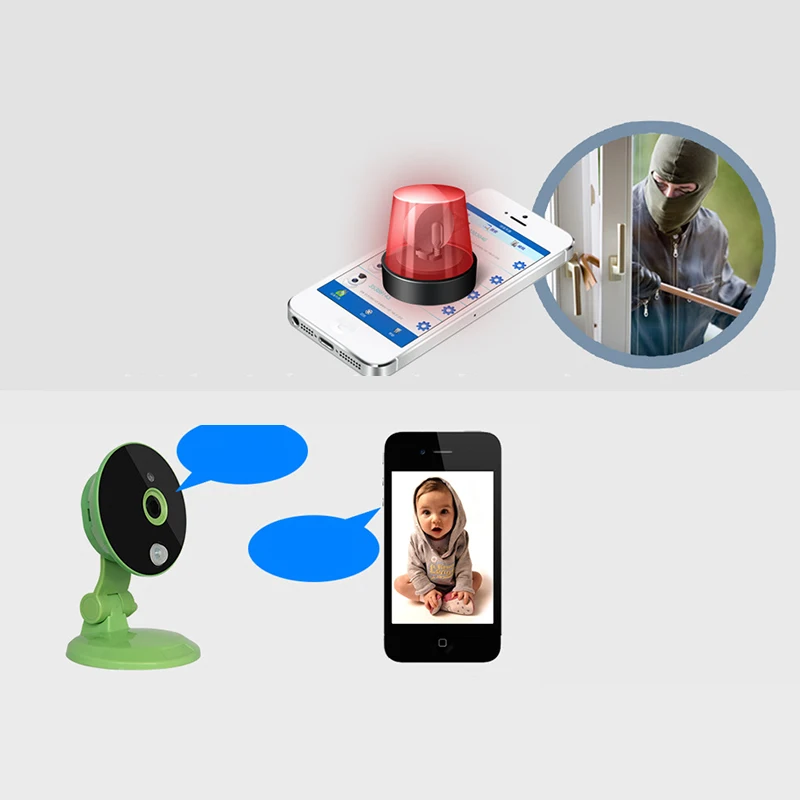 HFSECURITY Мини wifi IP камера наблюдения s беспроводная сеть Удаленная веб безопасности
