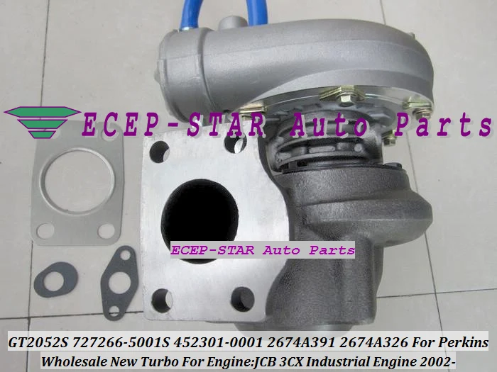 GT2052S 727266 5001S 452301 0001 2674A391 2674A326 Turbo для промышленного двигателя Perkin s JCB 3CX 2002 |turbo kit