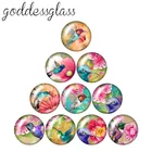 Новинка, красивые живые Колибри, птицы, 10 шт., Микс, 12 мм18 мм20 мм25 мм, круглые фото, демонстрационное стекло, кабошон, фурнитура для изготовления плоской задней части