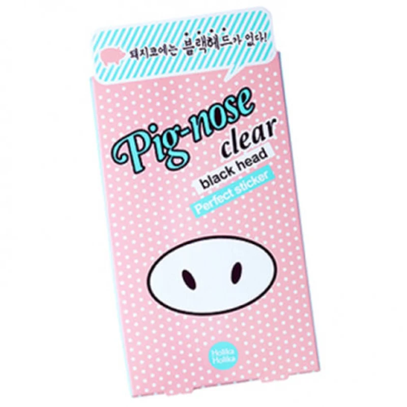 HOLIKA Pig nose Clear Black Head идеально Стикеры 10 шт. уход за лицом для Носа Маска удаления