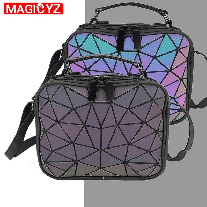 MAGICYZ модная светящаяся женская сумка с лазерной голограммой на плечо маленькая