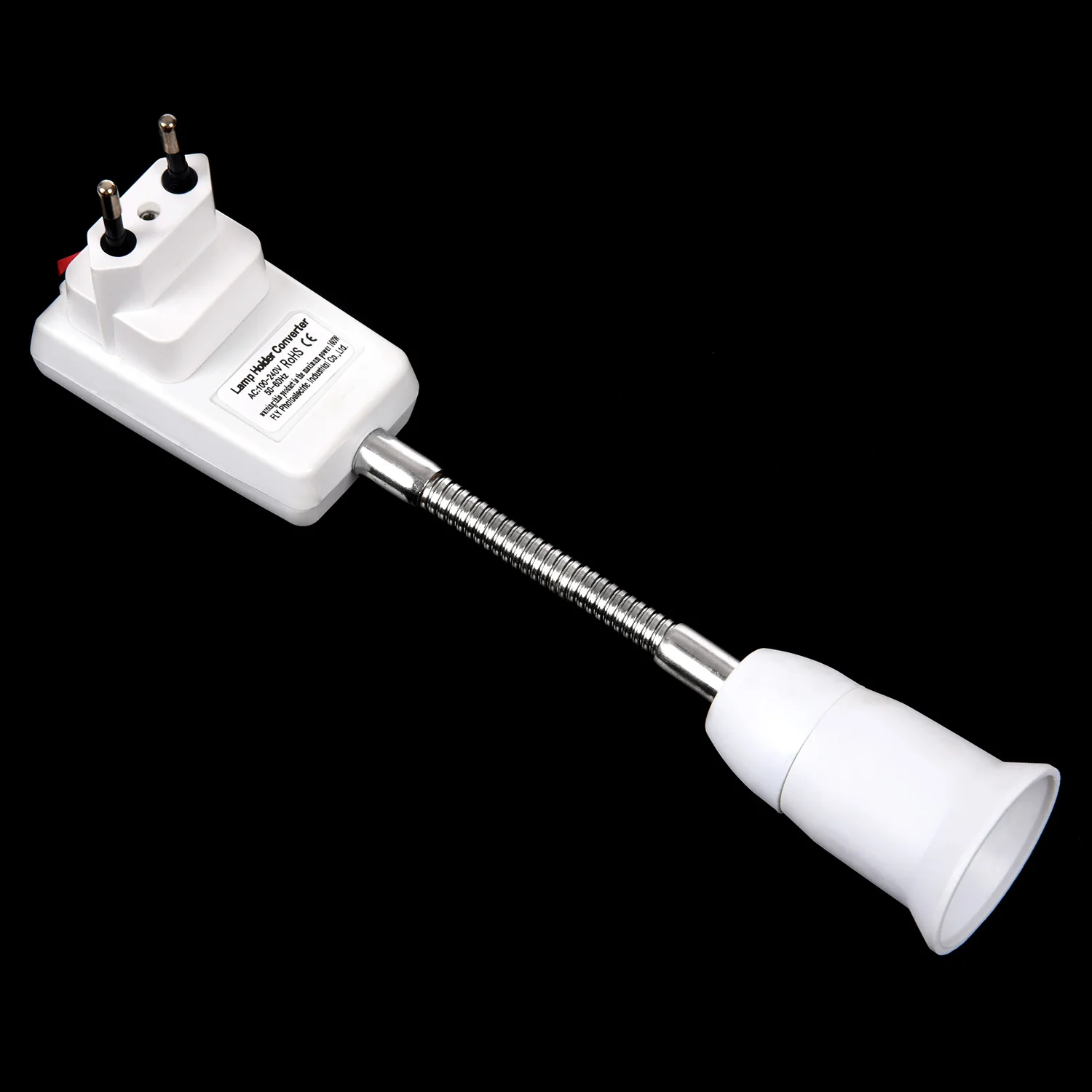SHGO-E27 to EU Plug Adapter Converter LED Bulb Base Lamp Socket Switch | Освещение