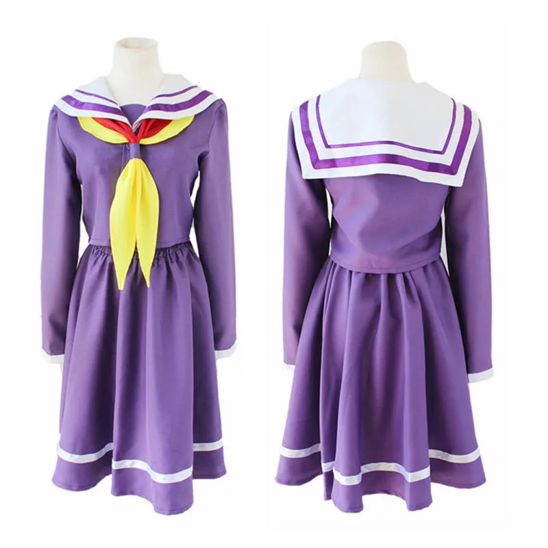 Coshome No Game Life Shiro 100 см парики платье для костюмированной вечеринки костюмы