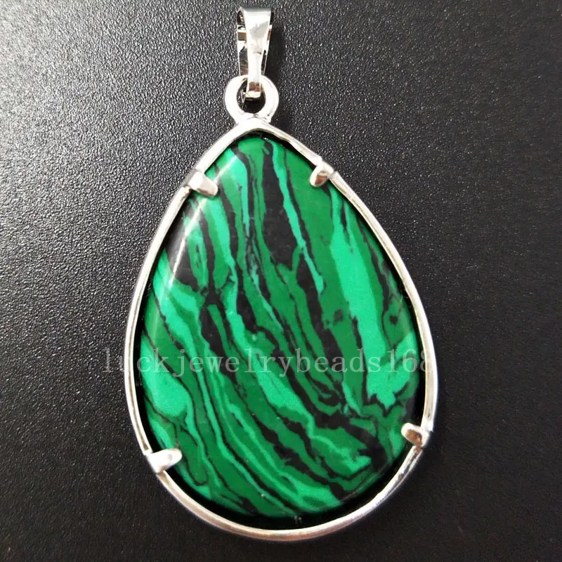 Бесплатная доставка красивые ювелирные изделия зеленый малахитовый женский