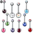 10 шт.лот G23 титановый, пирсинг пупка аксессуар для пирсинга пупка кнопки кольца для пирсинга Ombligo Nombril пупка кольца ювелирные изделия для тела