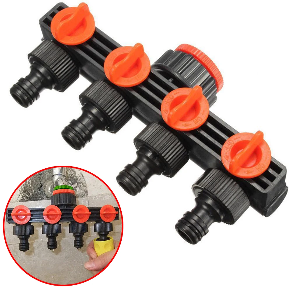 Четырехсторонний садовый спринклер переключатель смесителя шунт прочный и
