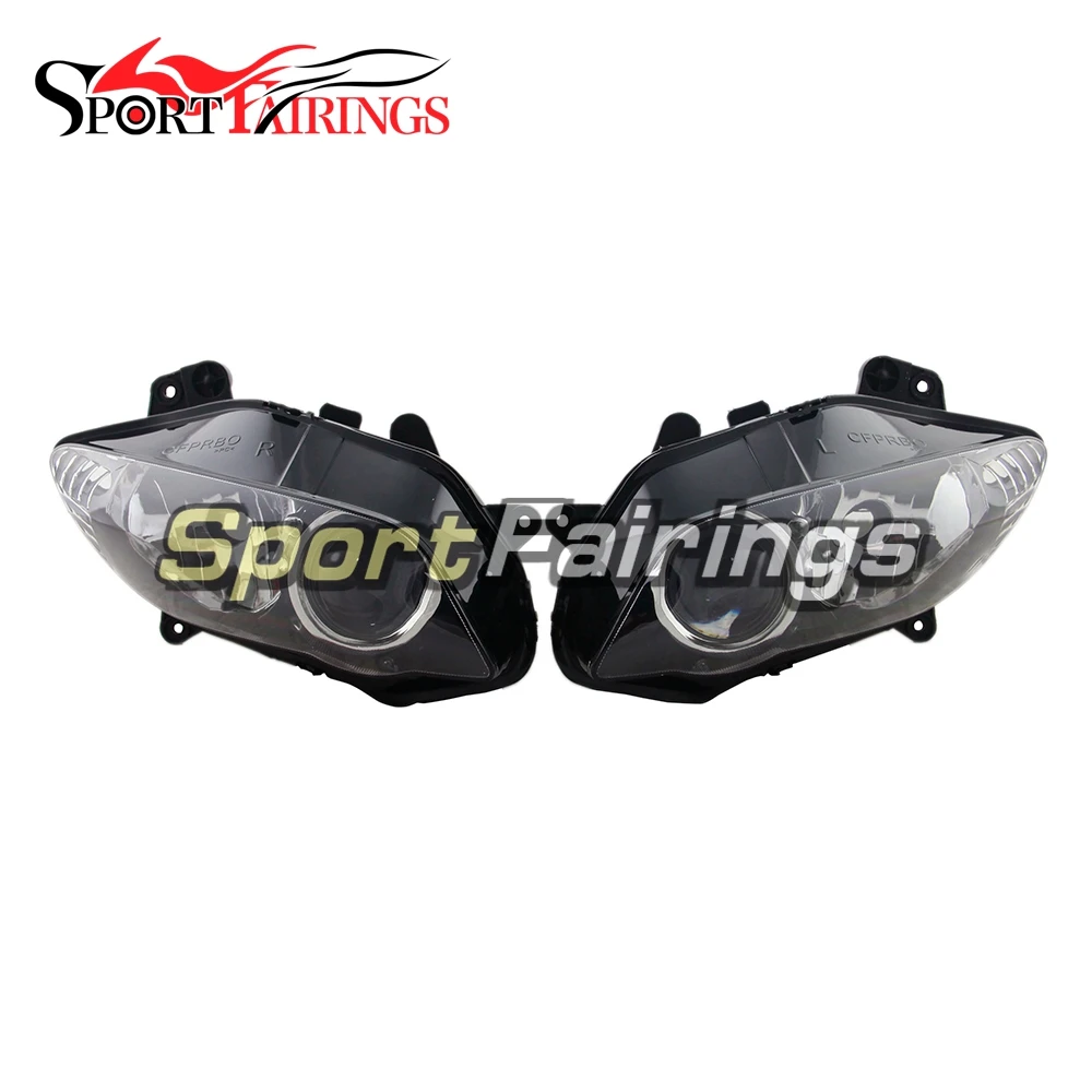 

Фара в сборе подходит для Yamaha R1 YZF1000 Год 04 05 06 2004 2005 2006 Sportbike фара для мотоцикла прозрачные линзы Новинка